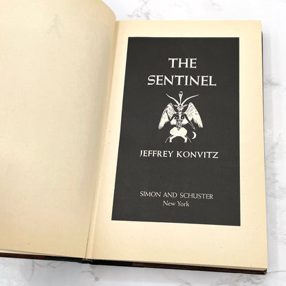 The Sentinel by Jeffrey Konvitz [FIRST EDITION • FIRST PRINTING] 1974 • Simon & Schuster