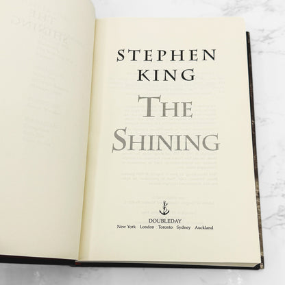 The Shining by Stephen King [HARDCOVER REISSUE] 1990 • Doubleday