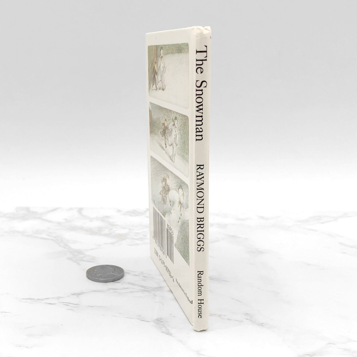 The Snowman by Raymond Briggs [MINIATURE EDITION HARDCOVER] 1990 • Random House