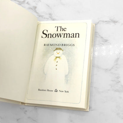The Snowman by Raymond Briggs [MINIATURE EDITION HARDCOVER] 1990 • Random House