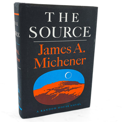 The Source by James A. Michener [FIRST EDITION] 1965 • Later Printing w. Rare Black & Gold Variant