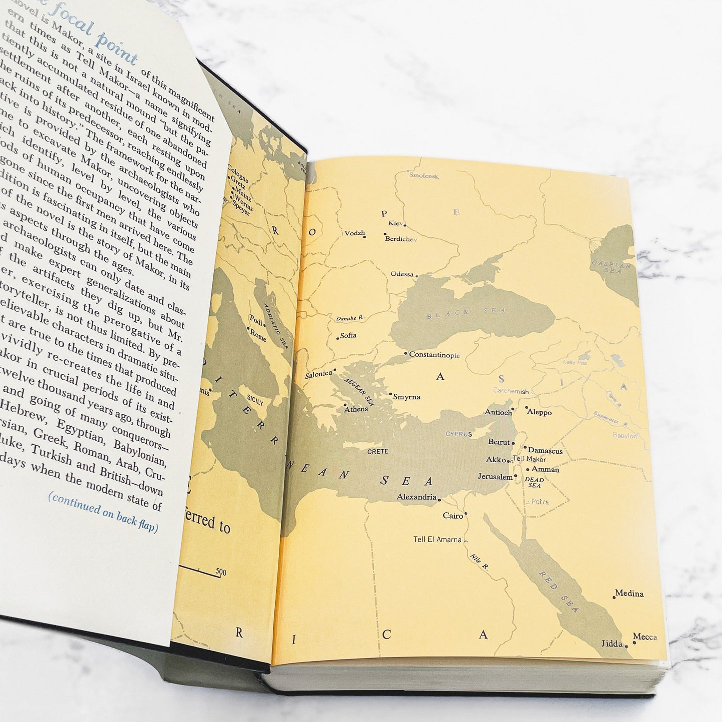 The Source by James A. Michener [FIRST EDITION] 1965 • Later Printing w. Rare Black & Gold Variant