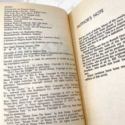 The Stand by Stephen King (Original Cut) [FIRST PAPERBACK EDITION] 1980 • Signet