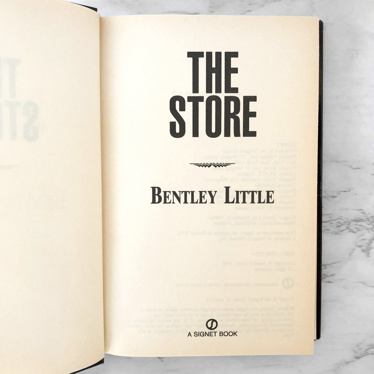 The Store by Bentley Little [FIRST EDITION HARDCOVER] 1998 • Signet