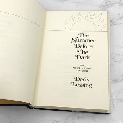 The Summer Before the Dark by Doris Lessing [U.S. FIRST EDITION] 1973 • Knopf