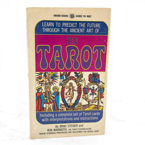 The Tarot by Brad Steiger and Ron Warmoth [FIRST PAPERBACK PRINTING] 1969 • Award Books