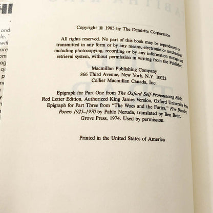 The Trap by Tabitha King [1985 HARDCOVER] • Macmillan