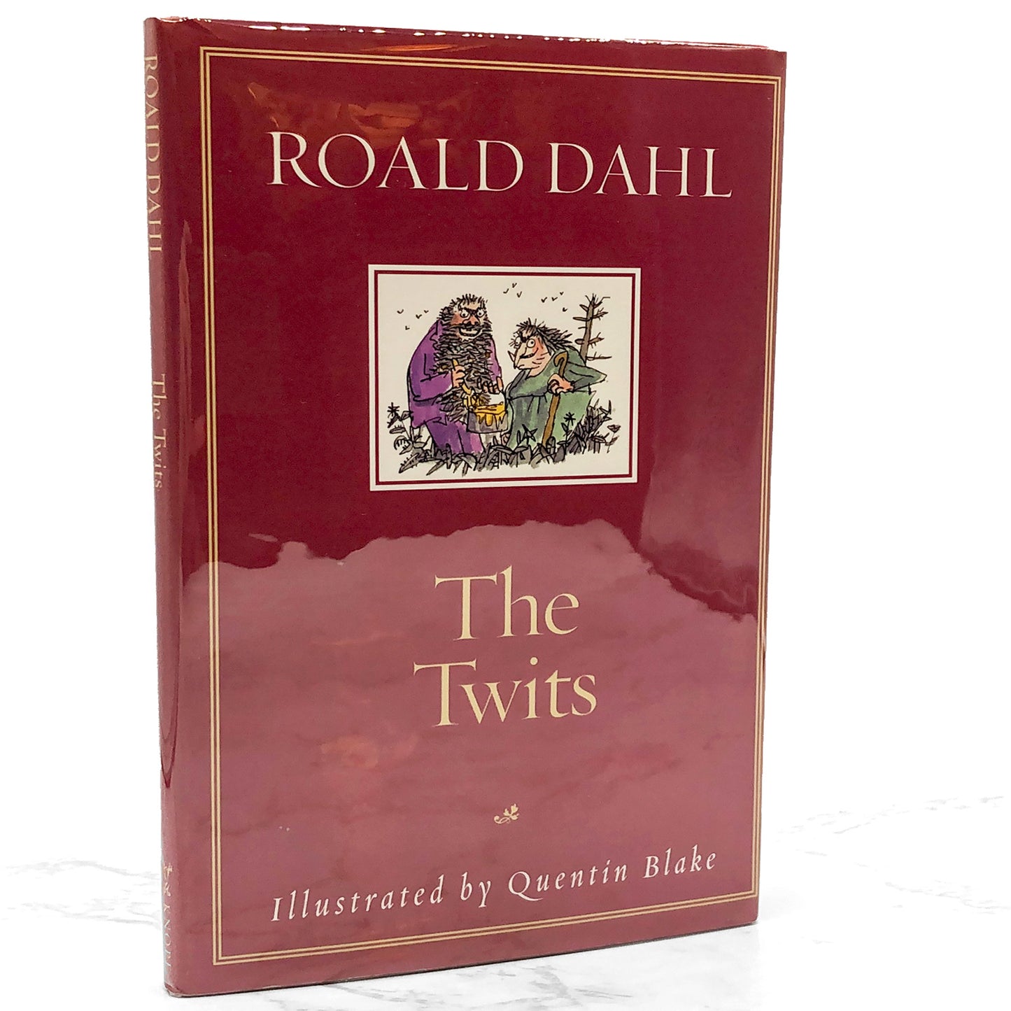 The Twits by Roald Dahl w. illustrations by Quentin Blake [HARDCOVER RE-ISSUE] 2002 • 1st Print! •Knopf