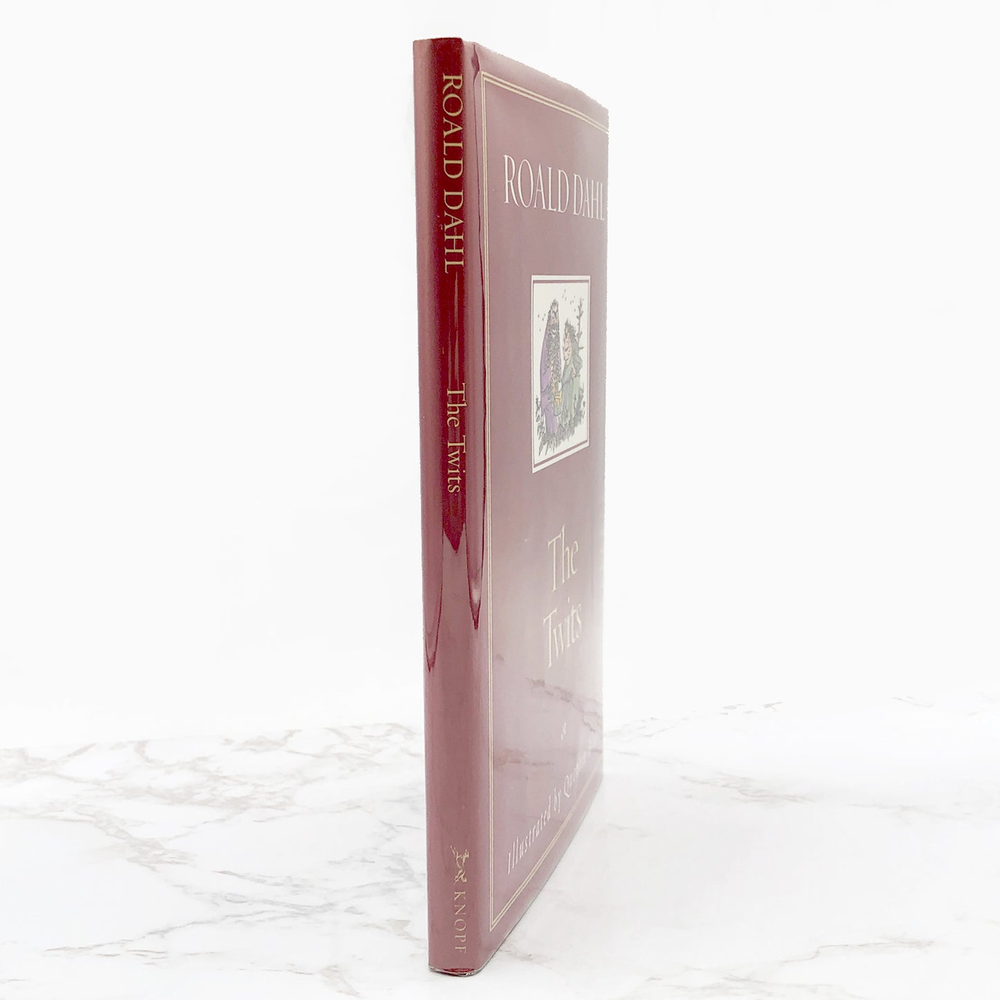 The Twits by Roald Dahl w. illustrations by Quentin Blake [HARDCOVER RE-ISSUE] 2002 • 1st Print! •Knopf