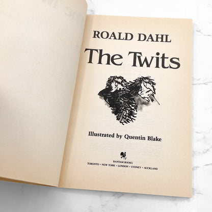 The Twits by Roald Dahl [FIRST U.S. PAPERBACK EDITION] 1982 • Bantam