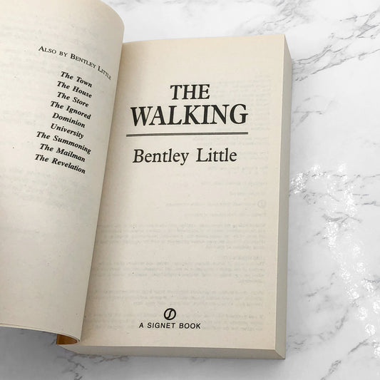 The Walking by Bentley Little [FIRST EDITION] 2000 • Signet Horror