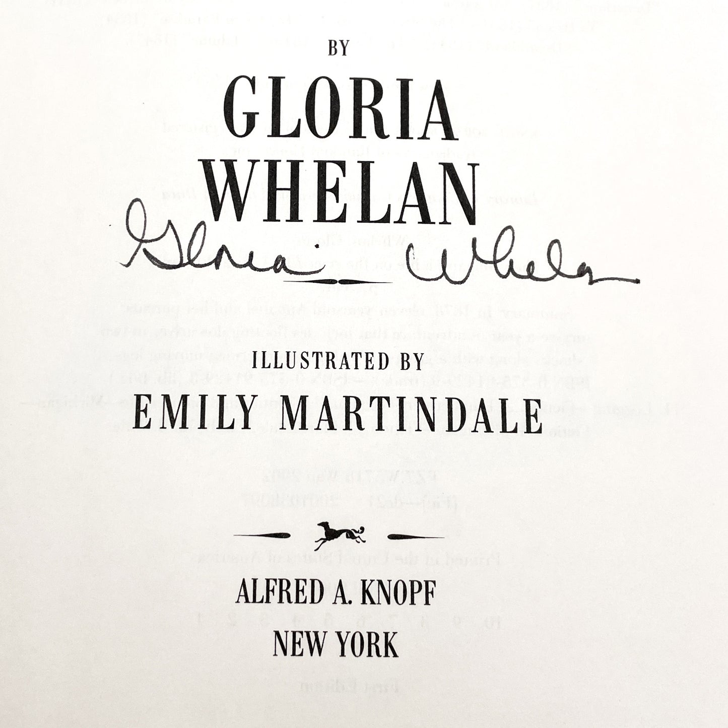 The Wanigan by Gloria Whelan SIGNED! [FIRST EDITION • FIRST PRINTING] 2002 • Knopf