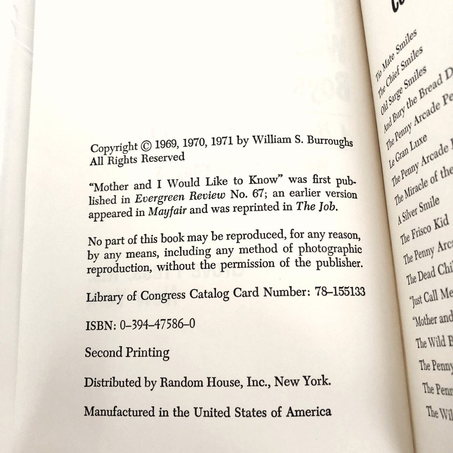 The Wild Boys: A Book of the Dead by William S. Burroughs [FIRST EDITION] 1971 • The Grove Presss