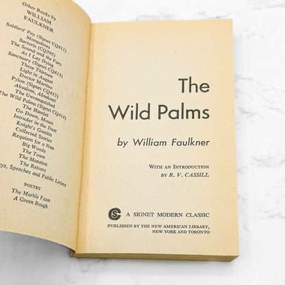 The Wild Palms by William Faulkner [1968 PAPERBACK] • Signet