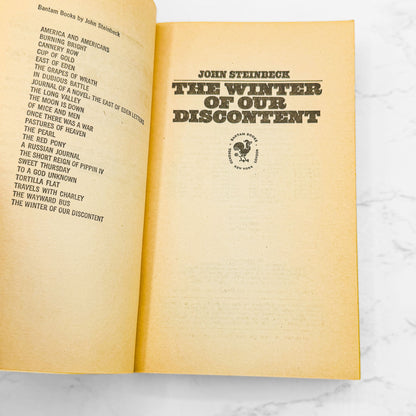 The Winter of Our Discontent by John Steinbeck [1970 PAPERBACK] • Bantam