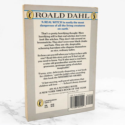 The Witches by Roald Dahl [FIRST PAPERBACK EDITION] 1985 • Puffin Books