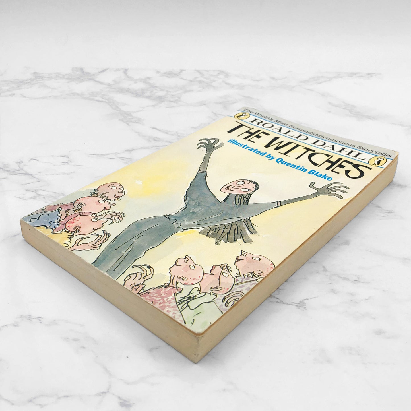 The Witches by Roald Dahl [FIRST PAPERBACK EDITION] 1985 • Puffin Books