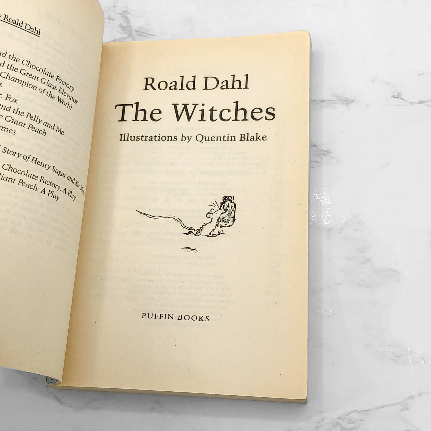 The Witches by Roald Dahl [FIRST PAPERBACK EDITION] 1985 • Puffin Books