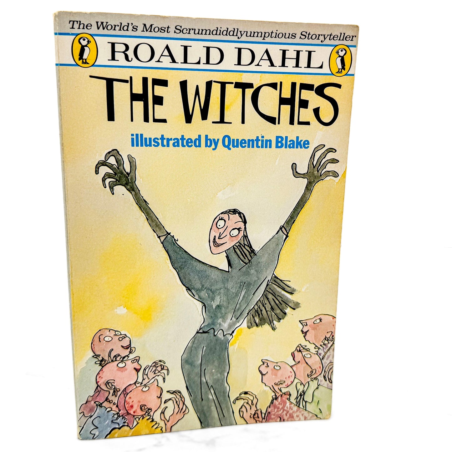 The Witches by Roald Dahl [FIRST PAPERBACK EDITION] 1985 • Puffin Books