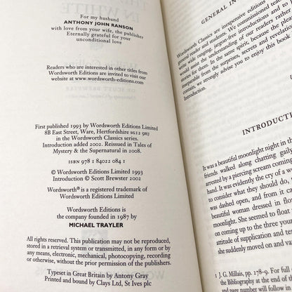 The Woman in White by Wilkie Collins [U.K. TRADE PAPERBACK] 2002 • Wordsworth Editions