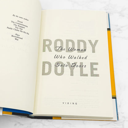 The Woman Who Walked Into Doors by Roddy Doyle [U.S. FIRST EDITION • FIRST PRINTING] 1996 • Viking