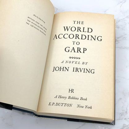 The World According to Garp by John Irving [FIRST EDITION] 1978 • Dutton