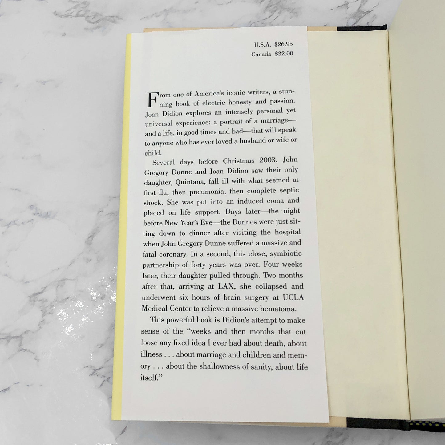 The Year of Magical Thinking by Joan Didion [FIRST EDITION] • Knopf