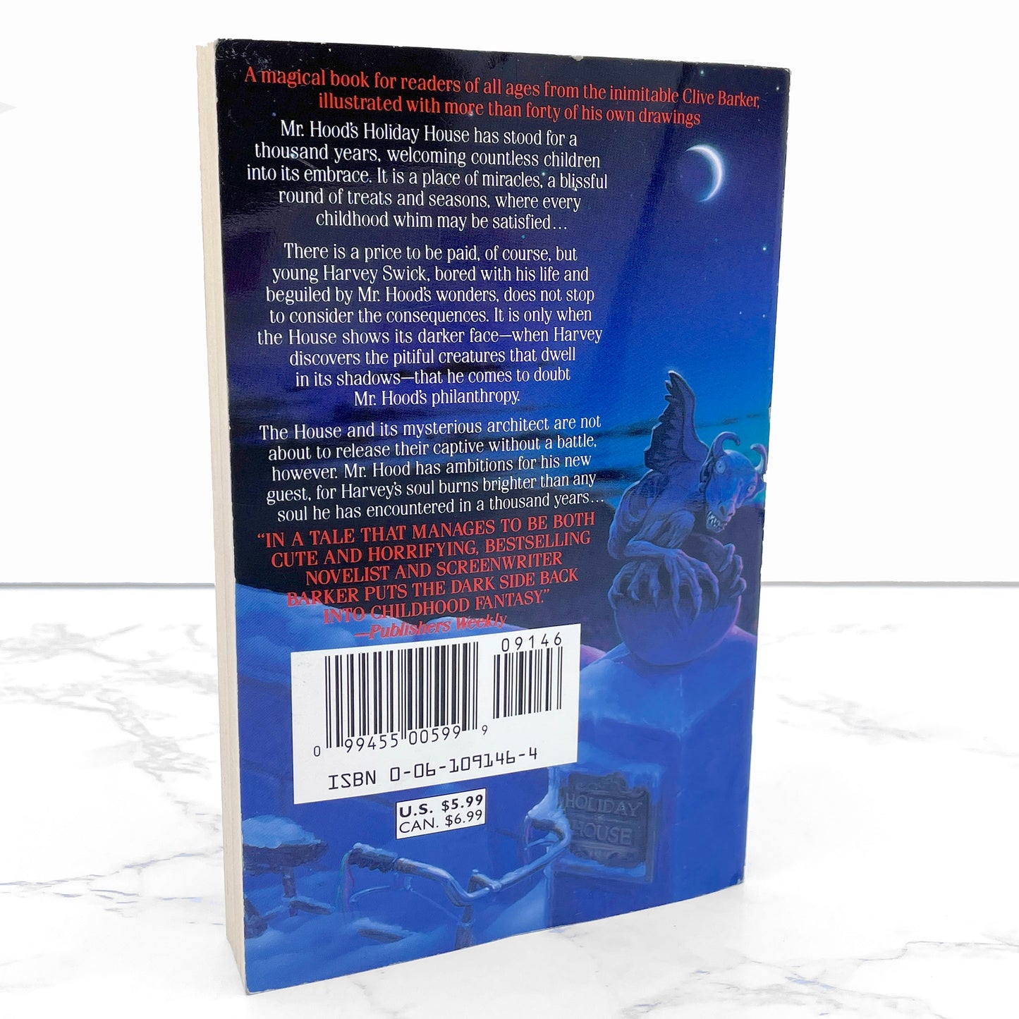 The Thief of Always by Clive Barker [FIRST PAPERBACK PRINTING] 1993 • Harper