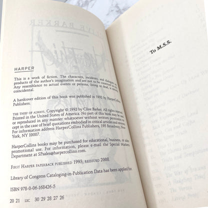 The Thief of Always by Clive Barker [TRADE PAPERBACK RE-ISSUE] 2008 • Harper