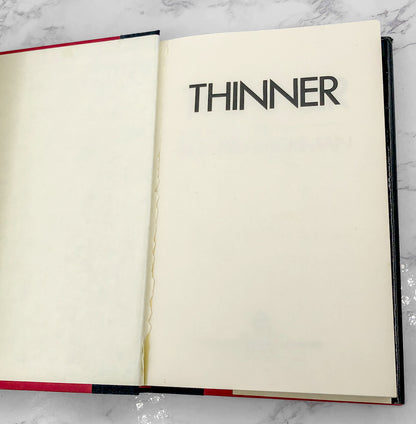 Thinner by Richard Bachman AKA Stephen King [FIRST EDITION • FIRST PRINTING] 1984 • NAL Books