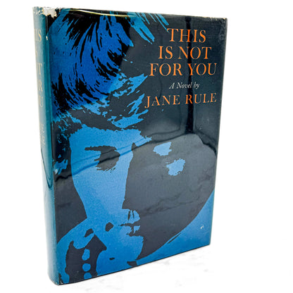 This Is Not For You by Jane Rule [FIRST EDITION • FIRST PRINTING] 1970 • McCall