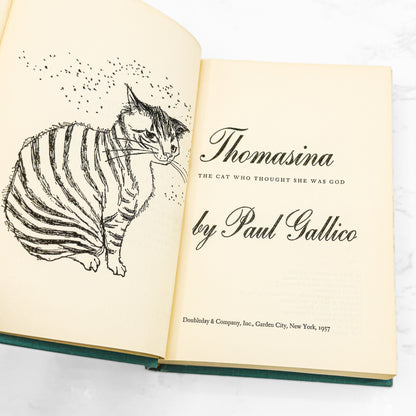 Thomasina by Paul Gallico [U.S. FIRST EDITION • FIRST PRINTING] 1957 • Doubleday