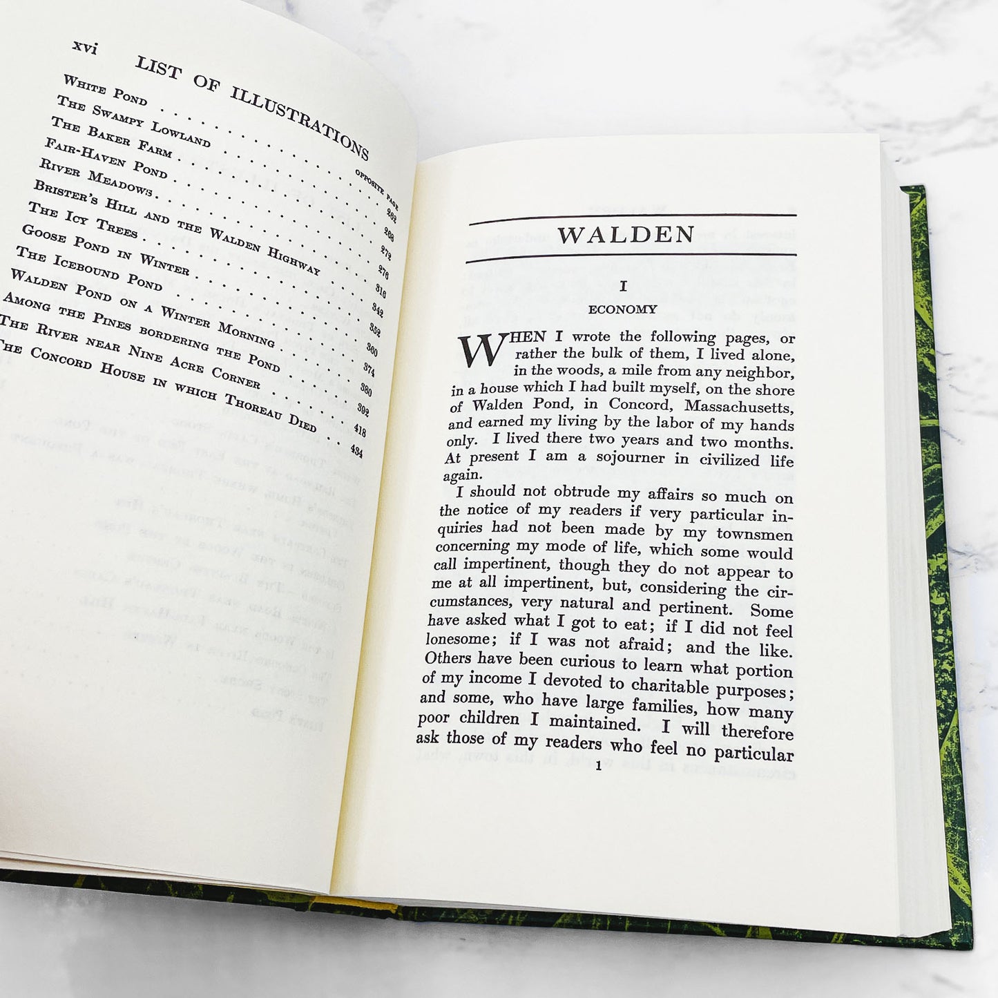 Walden, A Week on the Concord & Merrimack Rivers by Henry David Thoreau [DUAL HARDCOVER SET] 1996 • BOMC