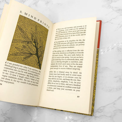 Thoreau On Man and Nature by Henry David Thoreau [FIRST EDITION] 1960 • Peter Pauper Press