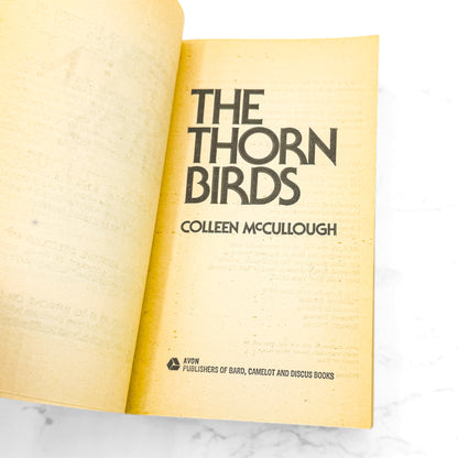 The Thorn Birds by Colleen McCullough [FIRST PAPERBACK EDITION] 1978 • Avon