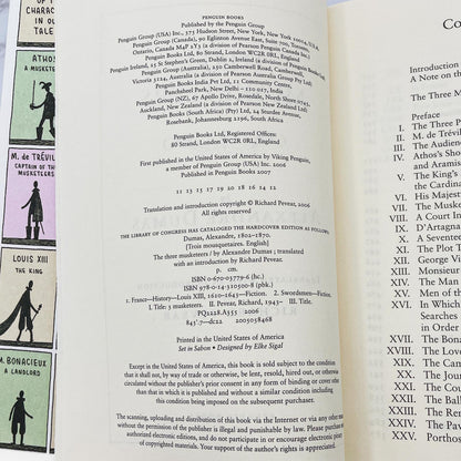 The Three Musketeers by Alexandre Dumas [DELUXE EDITION PAPERBACK] 2007 • Penguin Classics