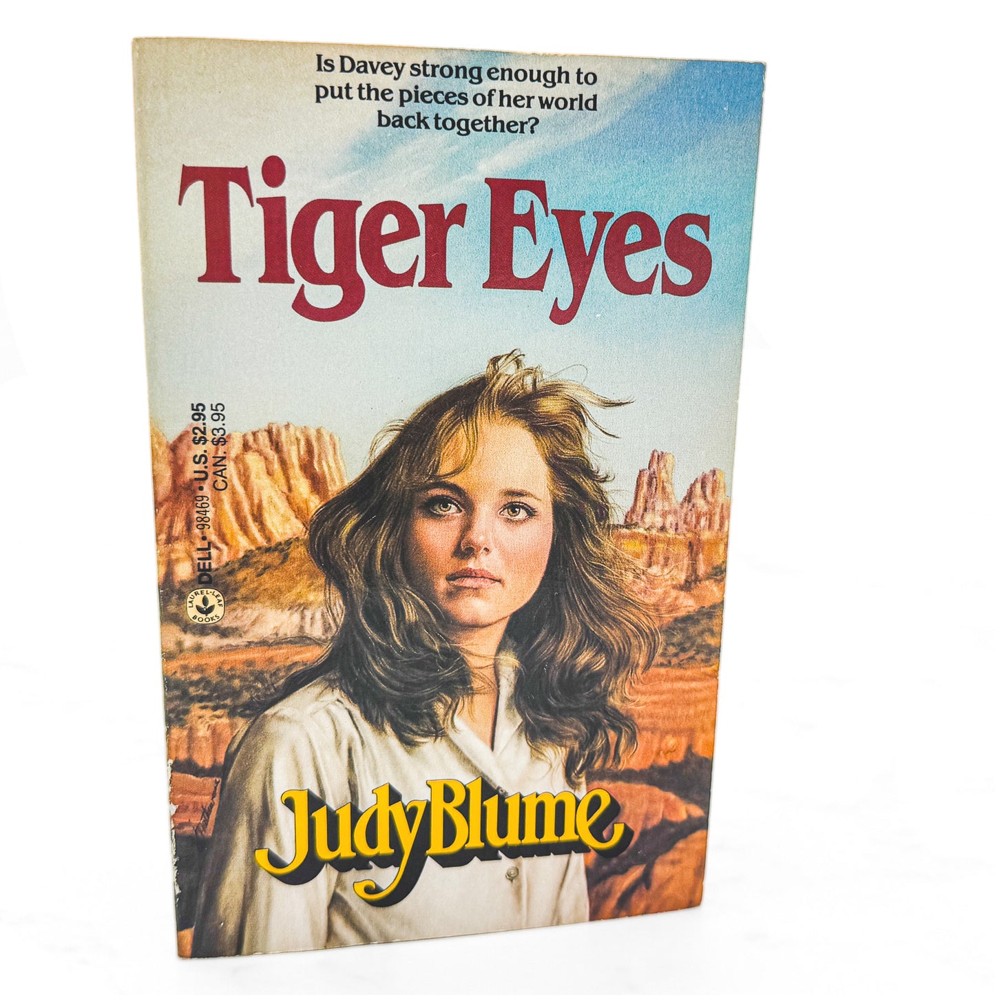 Tiger Eyes by Judy Blume [FIRST PAPERBACK EDITION] 1984 • Laurel-Leaf