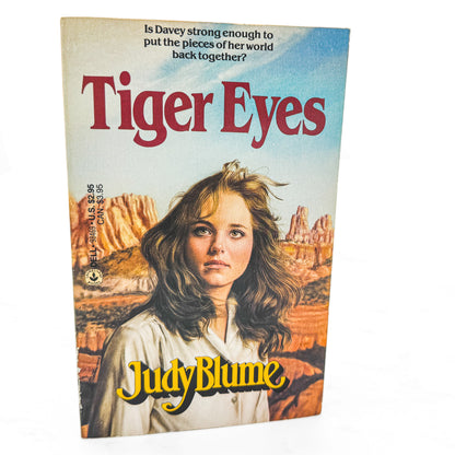 Tiger Eyes by Judy Blume [FIRST PAPERBACK EDITION] 1984 • Laurel-Leaf