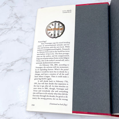 Timequake by Kurt Vonnegut [FIRST EDITION • FIRST PRINTING] 1997 • G.P. Putnam's Sons