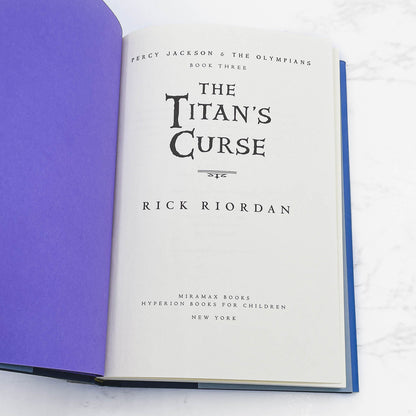 The Titan's Curse by Rick Riordan [FIRST EDITION] 2007 • Hyperion