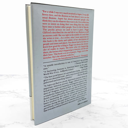 To Aspen and Back: An American Journey by Peggy Clifford w. Intro by Hunter S. Thompson [FIRST EDITION • FIRST PRINTING] 1980 • St. Martin's Press