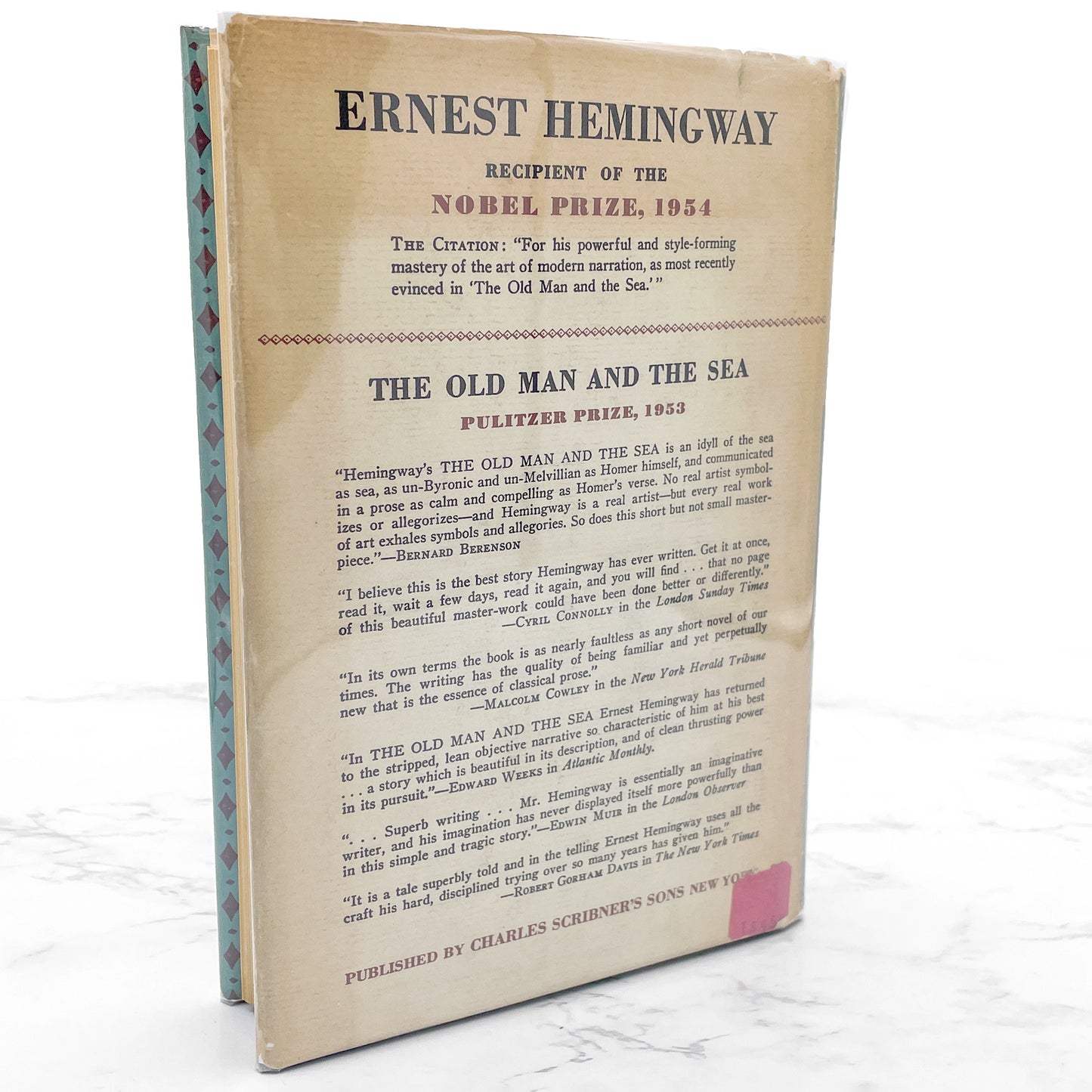 To Have and Have Not by Ernest Hemingway [SECOND EDITION HARDCOVER] 1954 • Charles Scribner's Sons