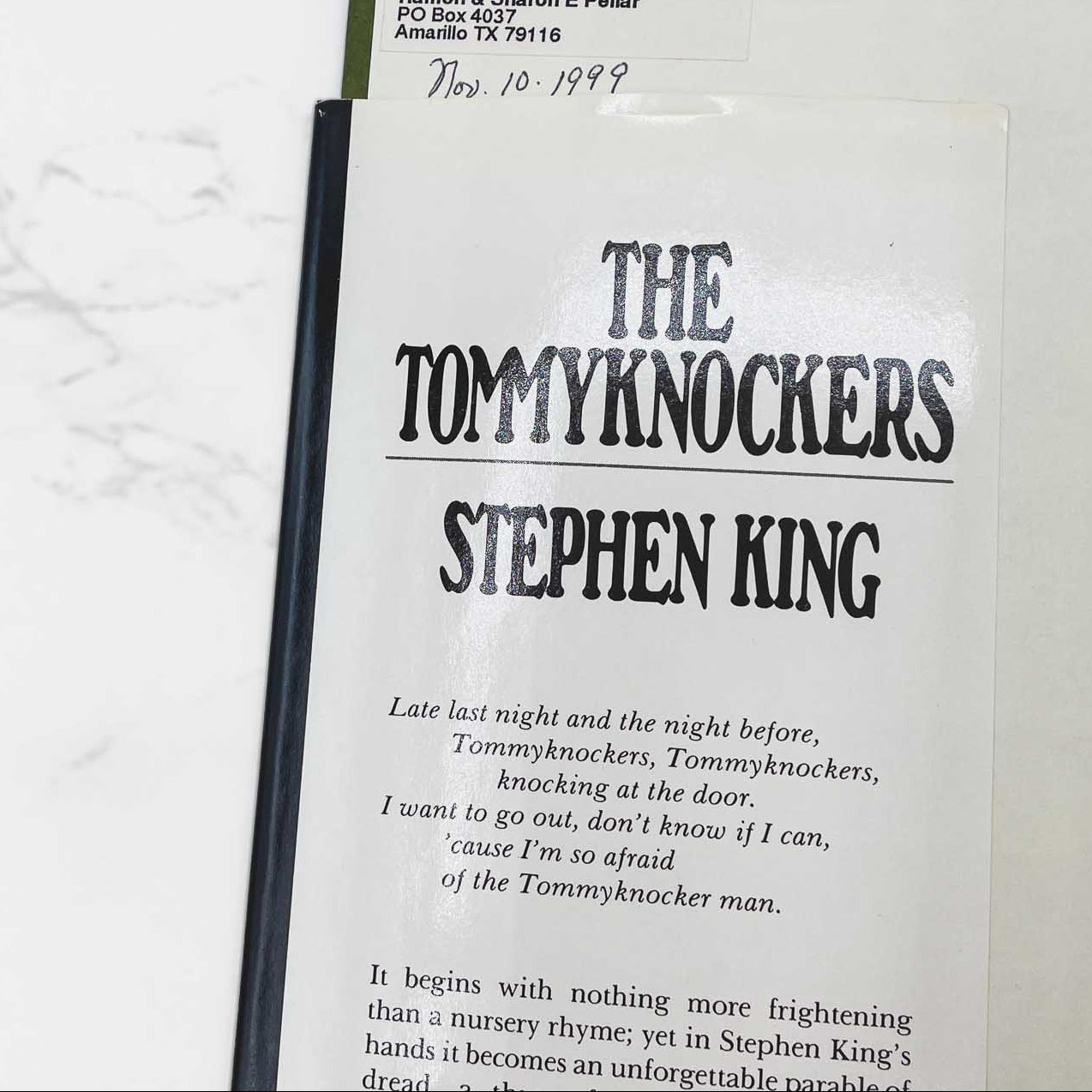The Tommyknockers by Stephen King [FIRST BOOK CLUB EDITION] 1987 • Putnam • Mint