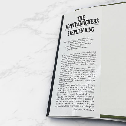 The Tommyknockers by Stephen King [FIRST BOOK CLUB EDITION] 1987 • Putnam • Mint