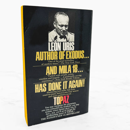 Topaz by Leon Uris [FIRST PAPERBACK PRINTING] 1968 • Bantam