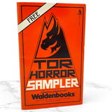 TOR Horror Sampler [FIRST EDITION PAPERBACK] 1986 • TOR Horror • Rare WaldenBooks Variant