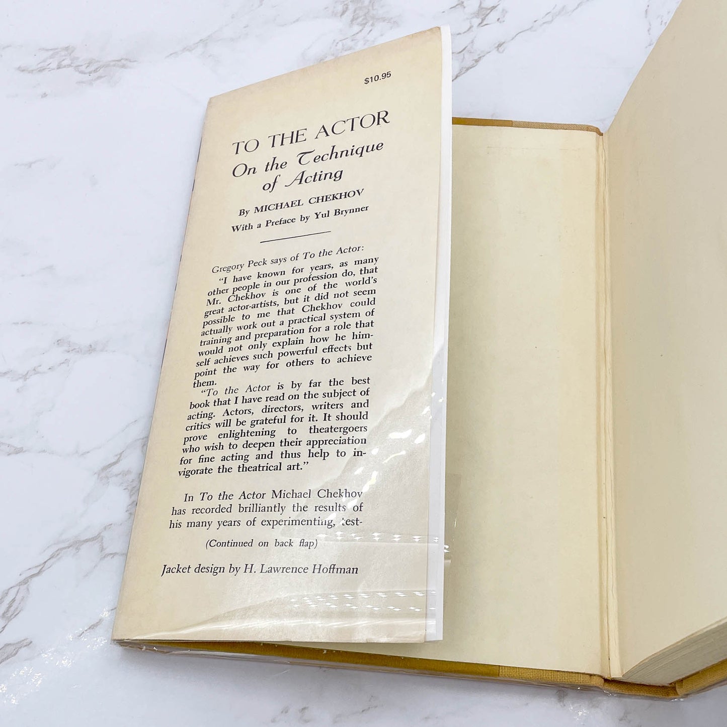 To the Actor on the Technique of Acting by Michael Chekhov [FIRST EDITION] 1953 • Harper & Row