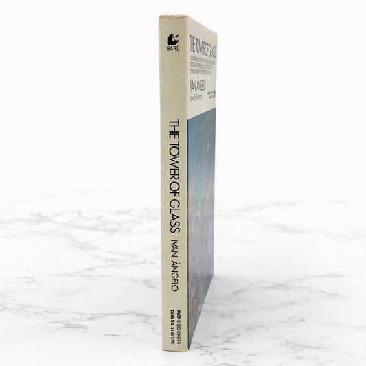 The Tower of Glass by Ivan Ângelo [U.S. FIRST EDITION PAPERBACK] 1986 • Avon