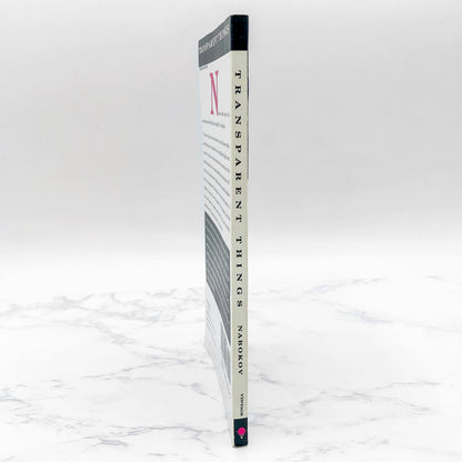 Transparent Things by Vladimir Nabokov [TRADE PAPERBACK] 1989 • Vintage Intl • Rare Cover!