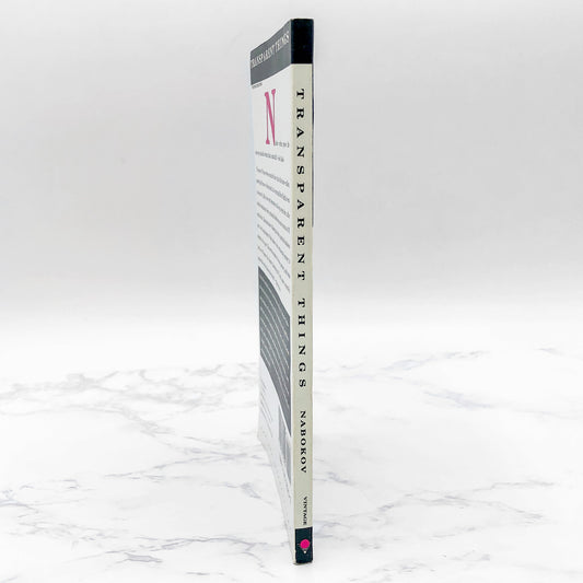 Transparent Things by Vladimir Nabokov [TRADE PAPERBACK] 1989 • Vintage Intl • Rare Cover!